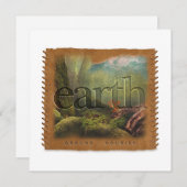 Four Elements - EARTH - Personalized Notecard Mitteilungskarte (Vorne/Hinten)