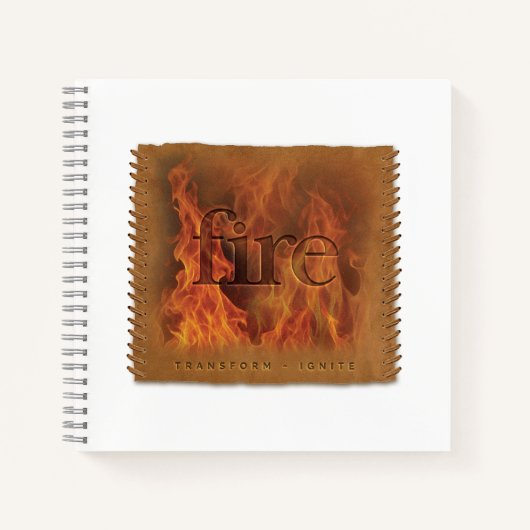 Four Elements - Fire - Journal Notizblock (Vorderseite)