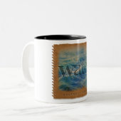 Four Elements - Water - Coffee Mug Zweifarbige Tasse (Vorderseite Links)