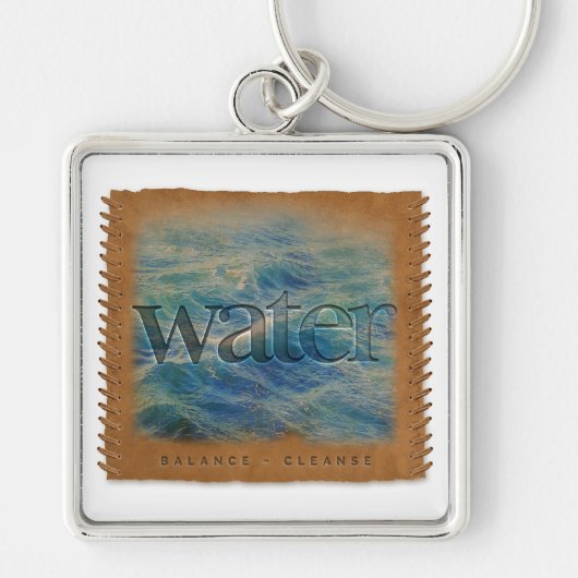 FOUR ELEMENTS - Water - Keychain Schlüsselanhänger (Vorne)