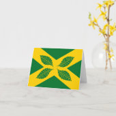 Four Elms flag Karte (Gelbe Blume)