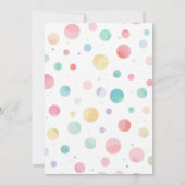 Four Ever Fabulous Balloon 4th Birthday Einladung (Rückseite)