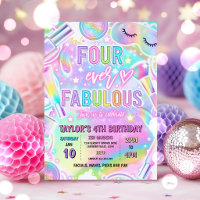 Four Ever Fabulous Rainbow Spa Makeup Geburtstag