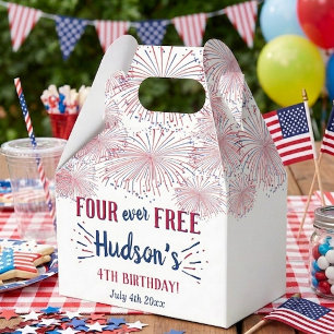 Four Ever Free! 4. Juli 4. Geburtstagsfeier Geschenkschachtel