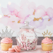 Four Ever Princess pink Castle Unicor Birthday Geschenkanhänger