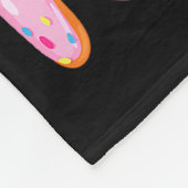 Four Ever Sweet Nana 4th Birthday Girl Donut Lover Fleecedecke (Ecke)