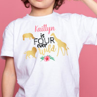 Four Ever Wild Jungle Safari Girls 4. Geburtstag