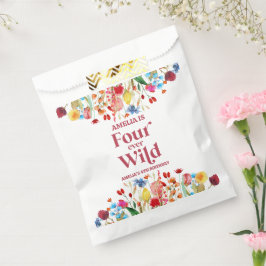 Four Ever Wild Wildflower 4th Birthday Party Geschenktütchen