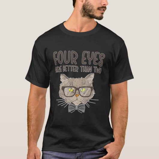 Four Eyes Optician Opticianry Opticians T-Shirt (Vorderseite)