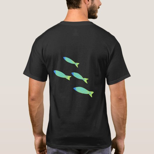 Four fish yah mon T-Shirt (Rückseite)