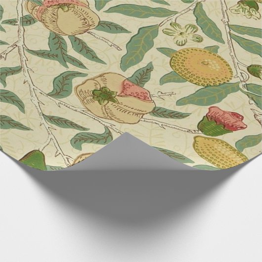 Four Fruit, William Morris Geschenkpapier (Ecke)