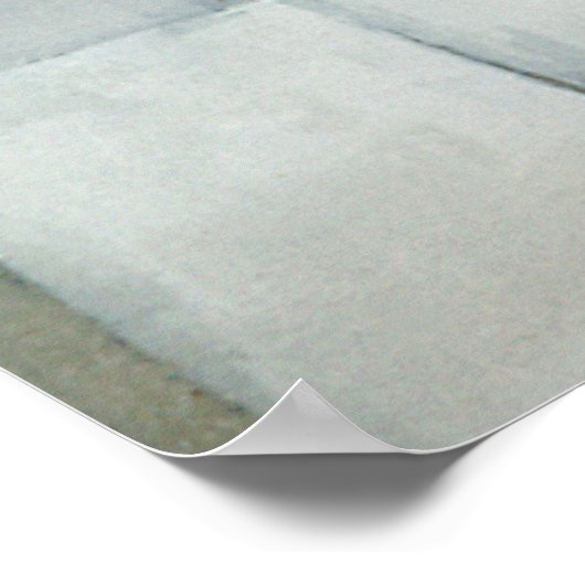 Four Glass Objects Poster (Ecke)