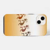 Four Kokopelli iPhone Hülle (Rückseite (Horizontal))