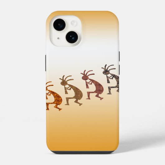 Four Kokopelli iPhone Hülle (Rückseite)