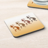 Four Kokopelli Untersetzer (Linke Seite)