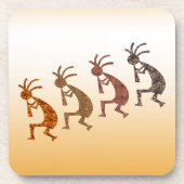 Four Kokopelli Untersetzer (Vorderseite)