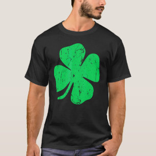 Four Leaf C Vintag Saint Patrick Day T-Shirt