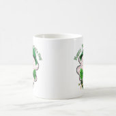 Four Leaf Clover Frame St Patrick's Day Kaffeetasse (Mittel)