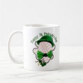 Four Leaf Clover Frame St Patrick's Day Kaffeetasse (Links)