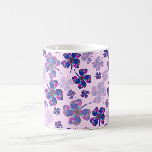 Four leaf fortune - Klavertjeviergeluk Mok Kaffeetasse (Mittel)