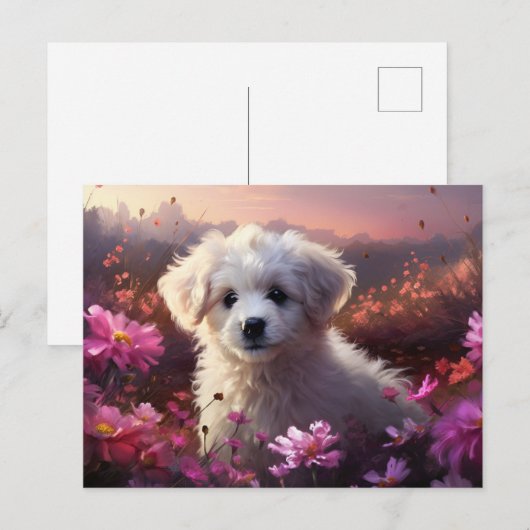 Four-Legged Champion Postkarte (Vorne/Hinten)