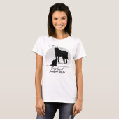 Four-legged family, full-time joy T-Shirt (Vorne ganz)