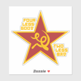 Four legs good aufkleber