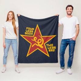 Four legs good fleecedecke