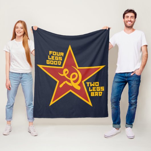 Four legs good fleecedecke (Beispiel)