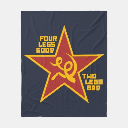 Four legs good fleecedecke (Vorderseite)