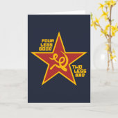 Four legs good karte (Gelbe Blume)