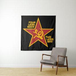 Four legs good wandteppich