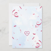 Four-Nado Rosa Tornado 4. Geburtstag Einladung (Rückseite)