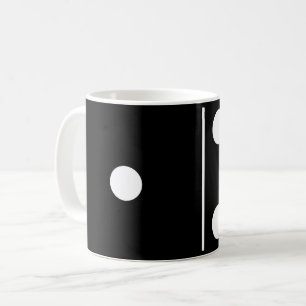 Four One Black Domino Tasse