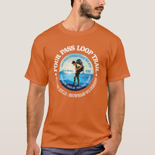 Four Pass Looprail C Retro T-Shirt (Vorderseite)