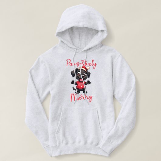 "Four-Pawed Festive Cheer" Hoodie (Design vorne)