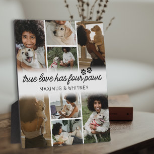 Four Paws Hundebesitzer-Foto Fotoplatte