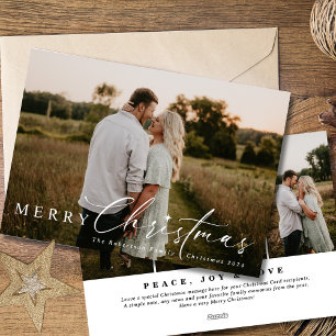 Four Picture Modern Religious Christmas Star Feiertagskarte