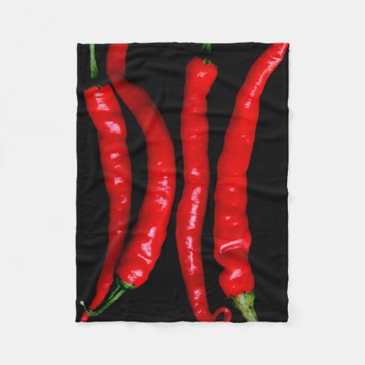 Four Red Chilies fbcna Fleecedecke (Vorderseite)
