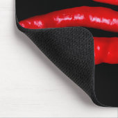 Four Red Chilies mpcna Mousepad (Ecke)