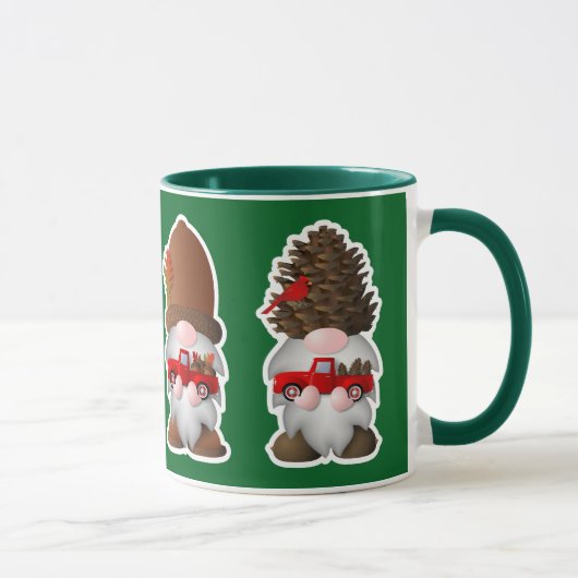 Four Season Woodland Gnomes Tasse (Rechts)