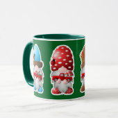 Four Season Woodland Gnomes Tasse (Vorderseite Links)