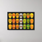 Four Seasons Aspen Leaf Skulls Leinwanddruck (Vorderseite)