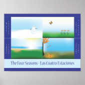 Four Seasons Bilingual School Poster (Vorne)