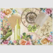 Four Seasons Collage Design Series 1 Seidenpapier (Vorderseite)