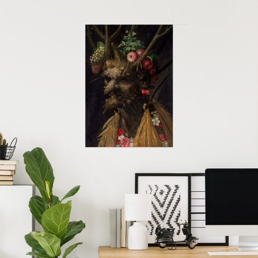 Four Seasons - Giuseppe Arcimboldo Kunstposter Poster (Heimbüro)