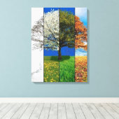 Four Seasons Leinwanddruck (Insitu (Holzboden))