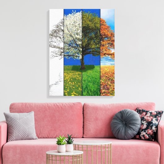 Four Seasons Leinwanddruck (Insitu (Wohnzimmer))