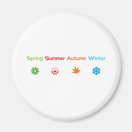 Four Seasons Magnet (Vorne)