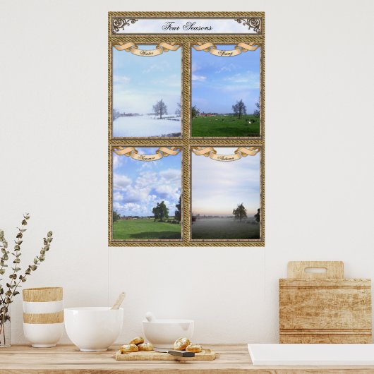 Four Seasons Poster (Küche)
